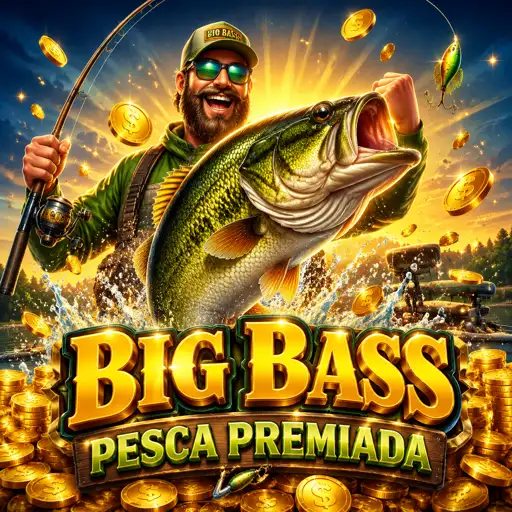 Card do slot Big Bass Splash com selo de quente da semana